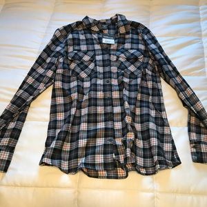 black and white flannel